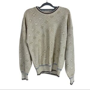 Vintage Colours by Alexander Julian knit sweater size medium